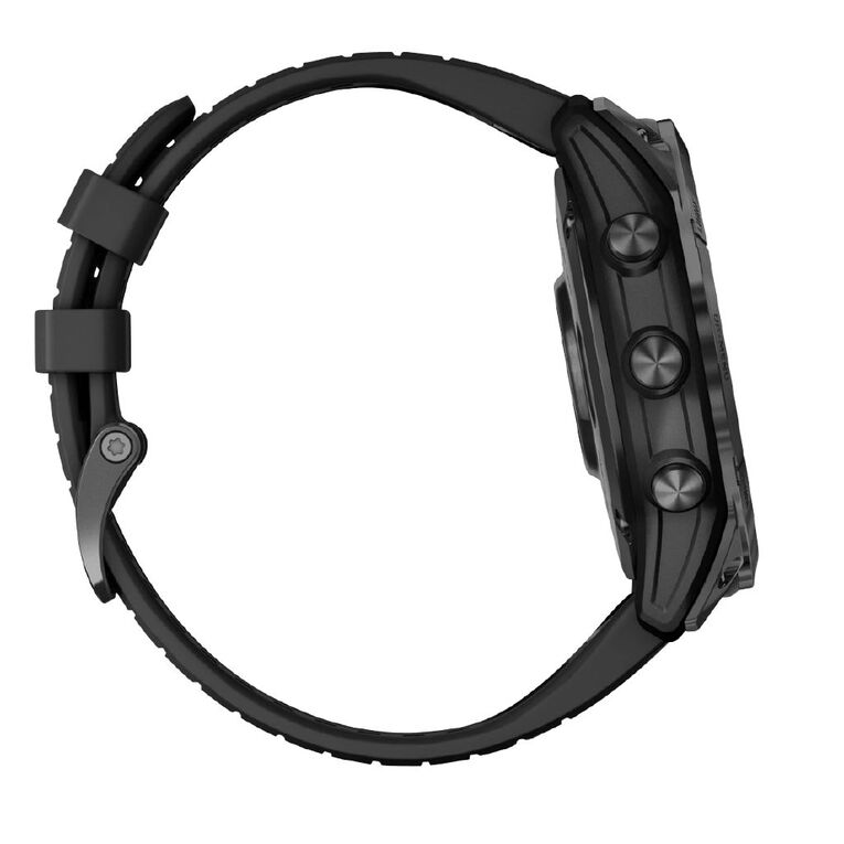 Garmin fenix 7X Pro - Sapphire Solar Edition, Carbon Gray DLC Titanium with Black Band, , hi-res