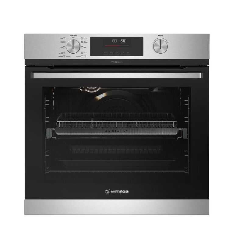 Westinghouse 60cm Multi-Fuction 10 Pyrolytic Oven with AirFry - Stainless Steel, , hi-res