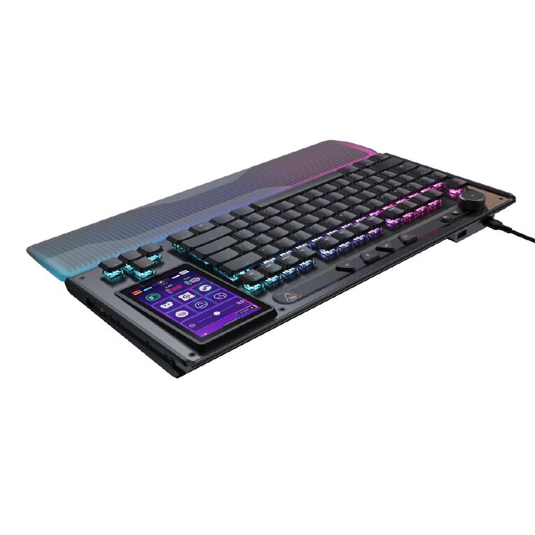 Turtle Beach Command KB7 Touchscreen Hall-Effect RGB TKL Wired Gaming Keyboard, , hi-res