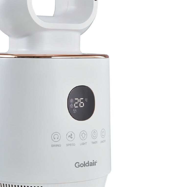Goldair 86cm Bladeless Tower Fan, , hi-res