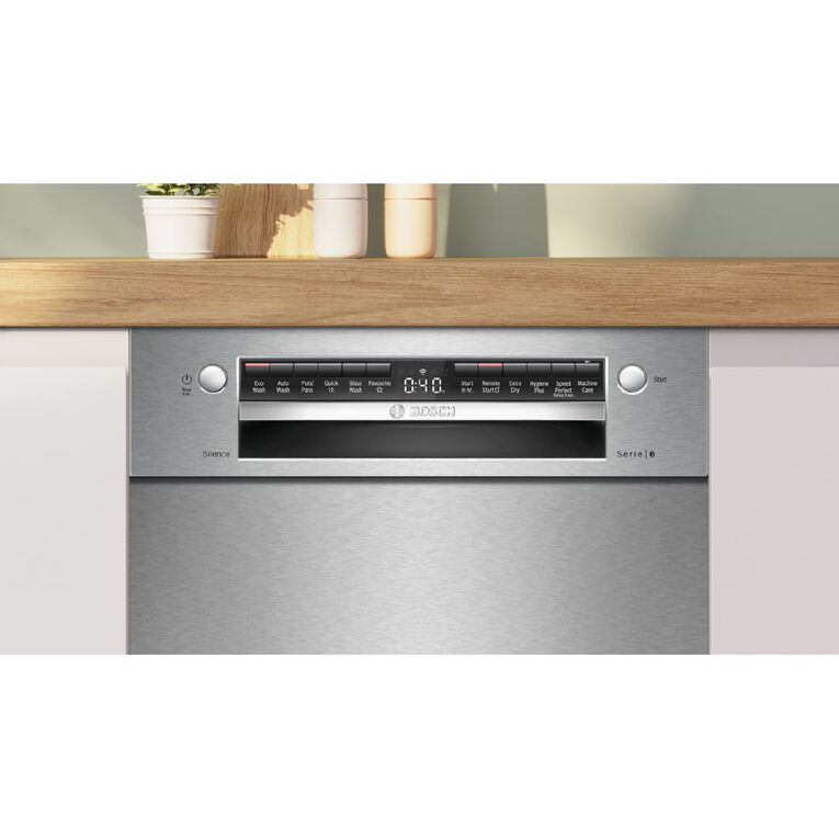 Bosch 45cm Built Under Dishwasher - Series 6 - Stainless Steel, , hi-res