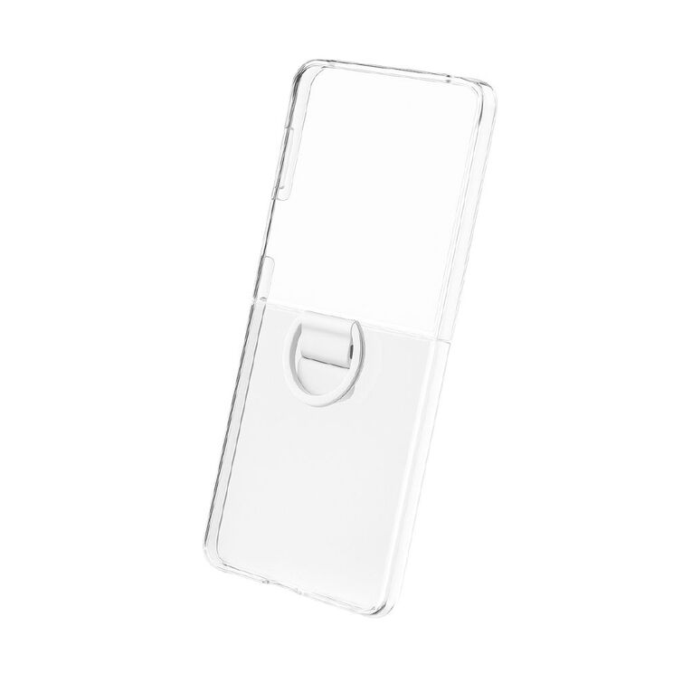 Samsung Z Flip7 Clear Case with Ring, , hi-res