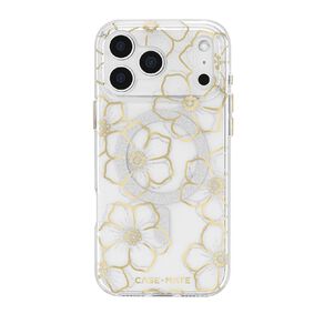 Casemate Floral Gems MagSafe Case for iPhone 18 Pro Max- Gold