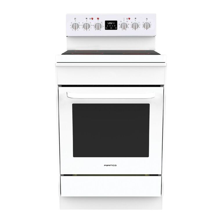 Parmco 60cm Freestanding Electric Oven w/ Electric Cooktop Noel Leeming