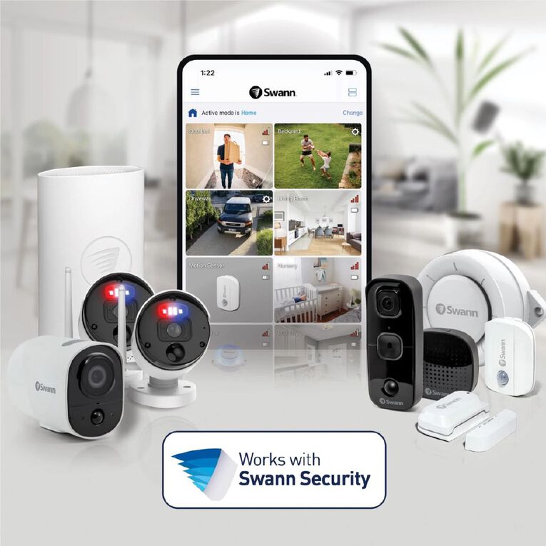 Swann Buddy 4K Video Doorbell and Chime Kit, , hi-res