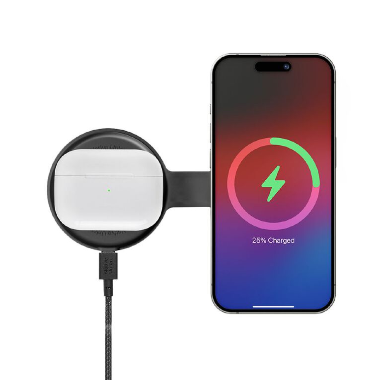 Native Union Voyage 2-in-1 Magnetic Wireless Charger - Black, , hi-res