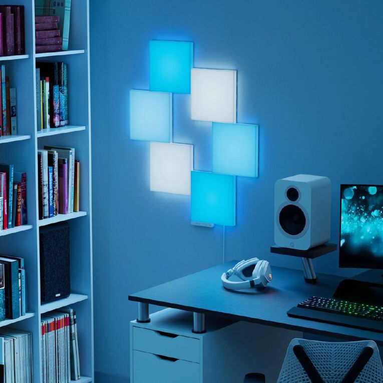 Nanoleaf Blocks Big Squares Starter Kit - 6 Pack, , hi-res