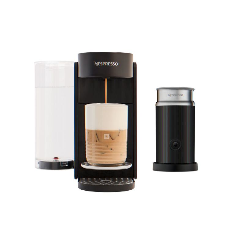 Nespresso Vertuo Up Coffee Machine Bundle by Breville - Ink Black, , hi-res