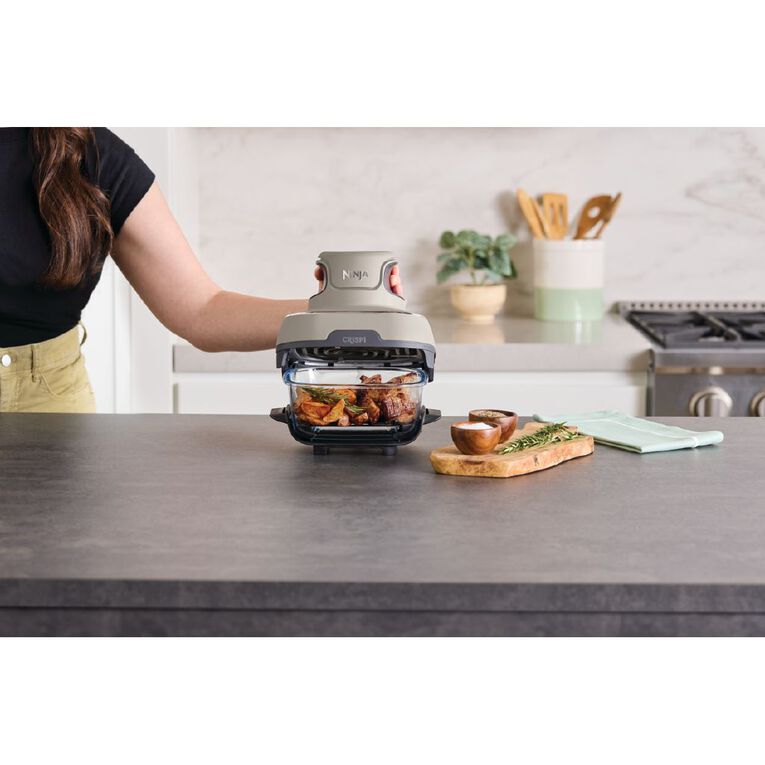 Ninja Crispi 4-in-1 Portable Glass Air Fryer - Stone, , hi-res