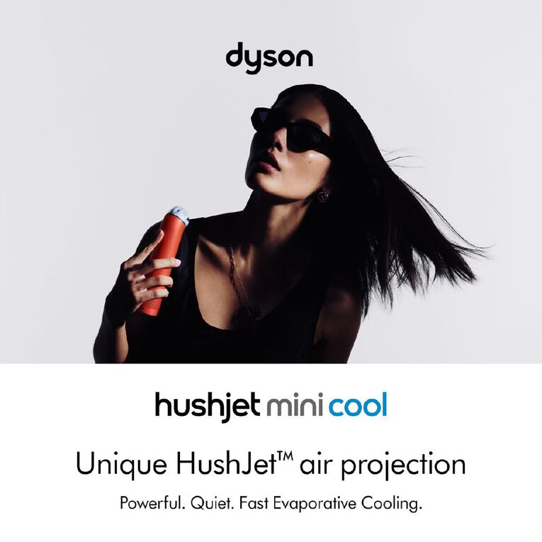 Dyson HushJet Mini Cool fan in Carnelian Sky, , hi-res