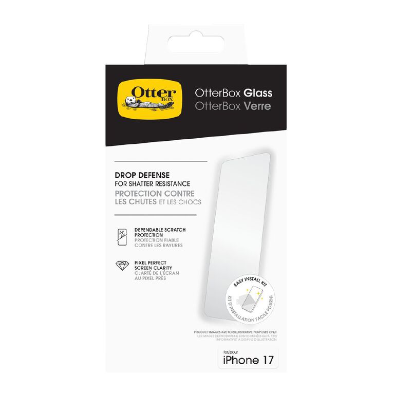 OtterBox Glass iPhone 17 Screen Protector, , hi-res