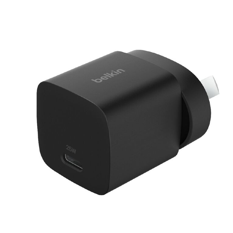 Belkin BoostCharge Single USB-C Wall Charger 25W - Black, , hi-res