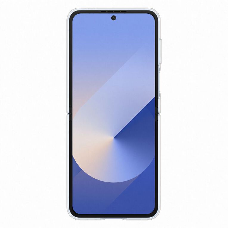 Samsung Flip6 Case with Ring - Clear, , hi-res