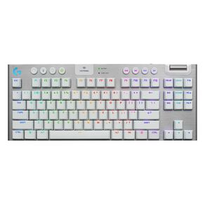 Logitech G915 X TKL LIGHTSPEED Low Profile Wireless Tactile Gaming  Keyboard - White