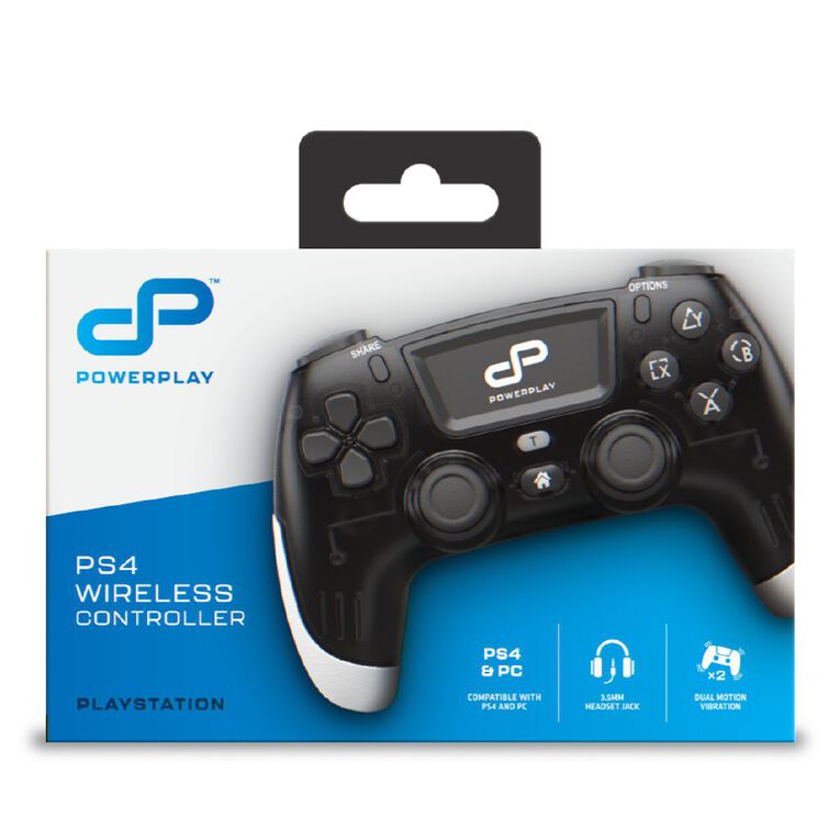 PowerPlay PS4 Wireless Controller - Translucent Black, , hi-res
