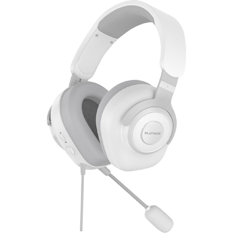 Playmax MX1 Pro Wired Gaming Headset - White, , hi-res