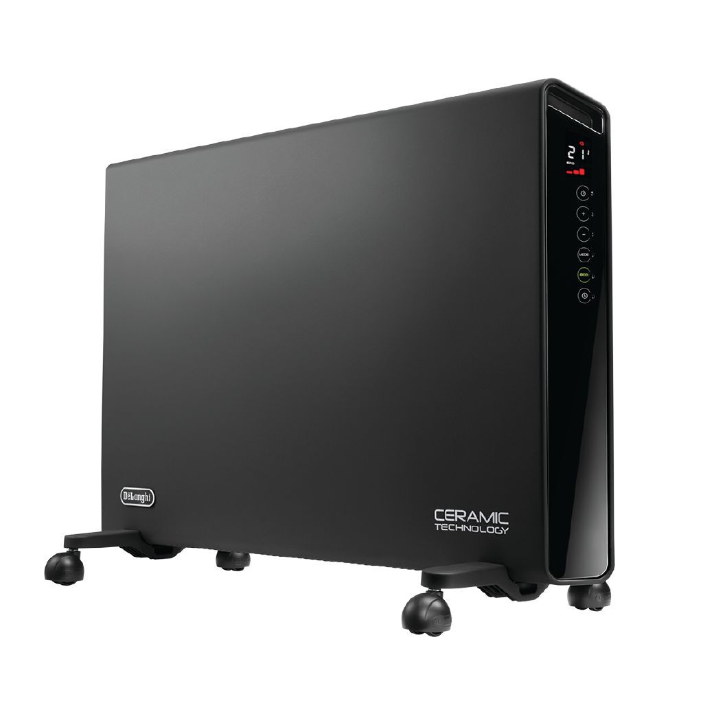 Delonghi Ceramic Panel Heater Black - Noel Leeming