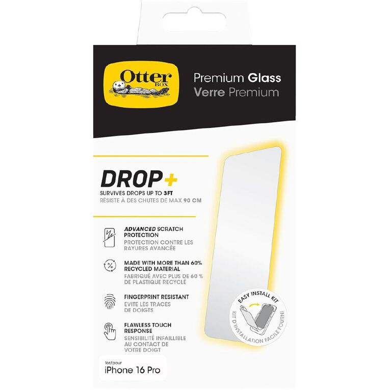 OtterBox Glass iPhone 16 Pro Max Screen Protector, , hi-res