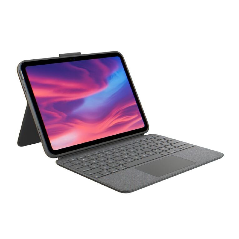 Logitech Combo Touch for iPad (A16 & 10th Gen) - Oxford Grey, , hi-res