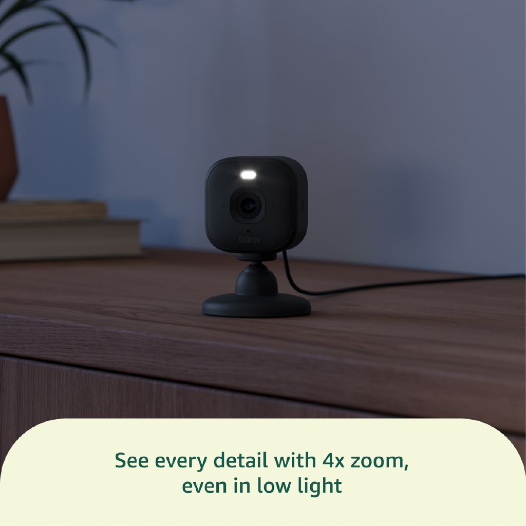 Blink Mini 2K+ Security Camera - Black - 2 Pack - Noel Leeming