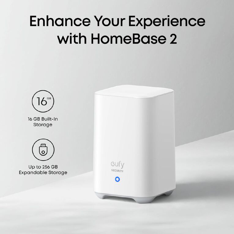 Eufy Cam E40 Essential 4-Camera Kit With Homebase 2, , hi-res