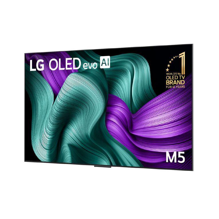 LG 77 Inch OLED EVO M5 AI UHD 4K Smart TV, , hi-res