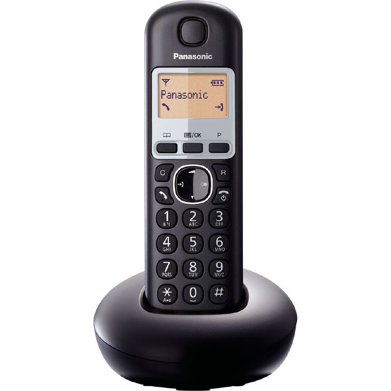 Panasonic KX-TGB210NZB Single Cordless Phone - Black, , hi-res