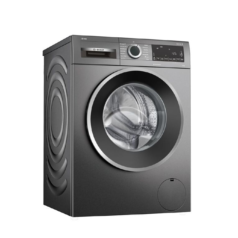 Bosch 9kg Series 6 Front Load Washing Machine - Cast Iron Grey, , hi-res