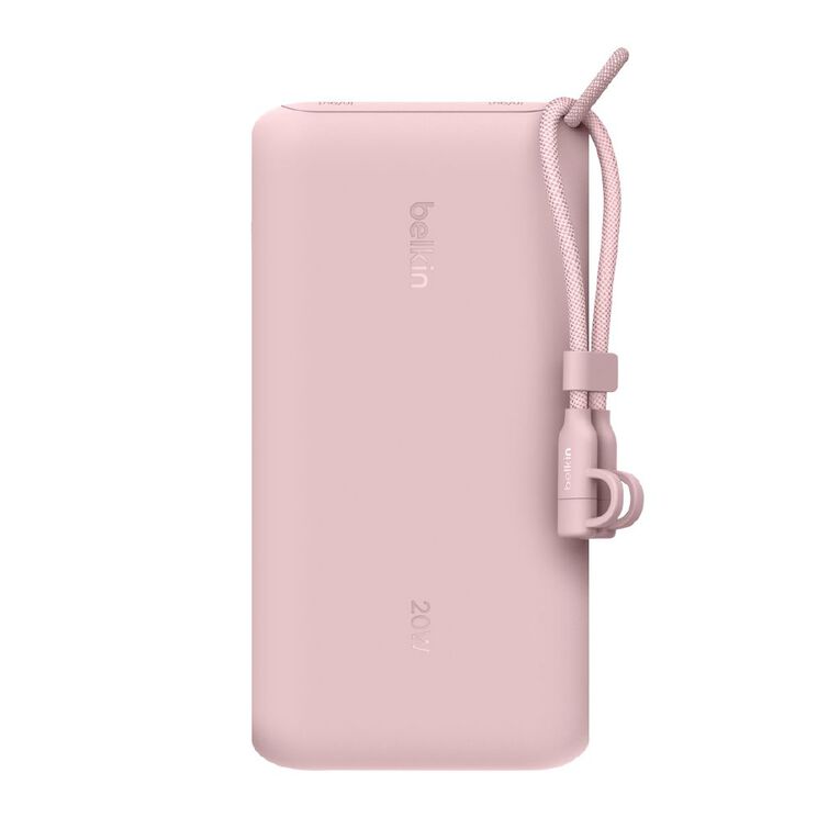 Belkin BoostCharge Power Bank 20K with Display - Pink, , hi-res