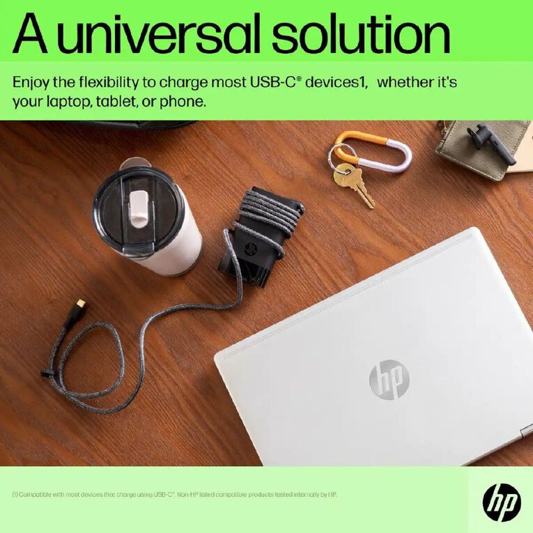 HP USB-C 65W Laptop Charger, , hi-res