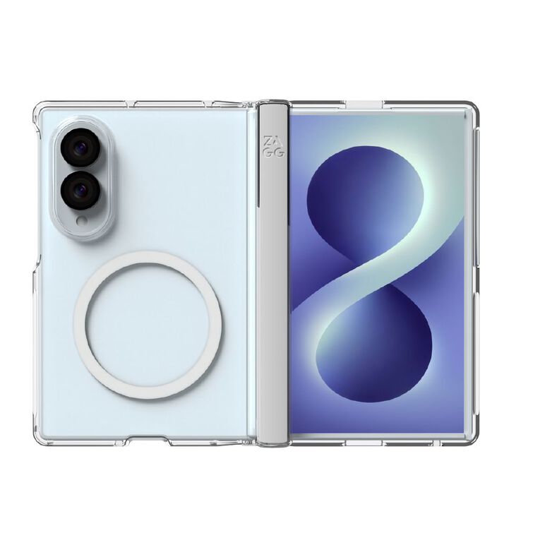Zagg Crystal Palace Snap Case for Samsung Galaxy Z Fold8 - Clear, , hi-res