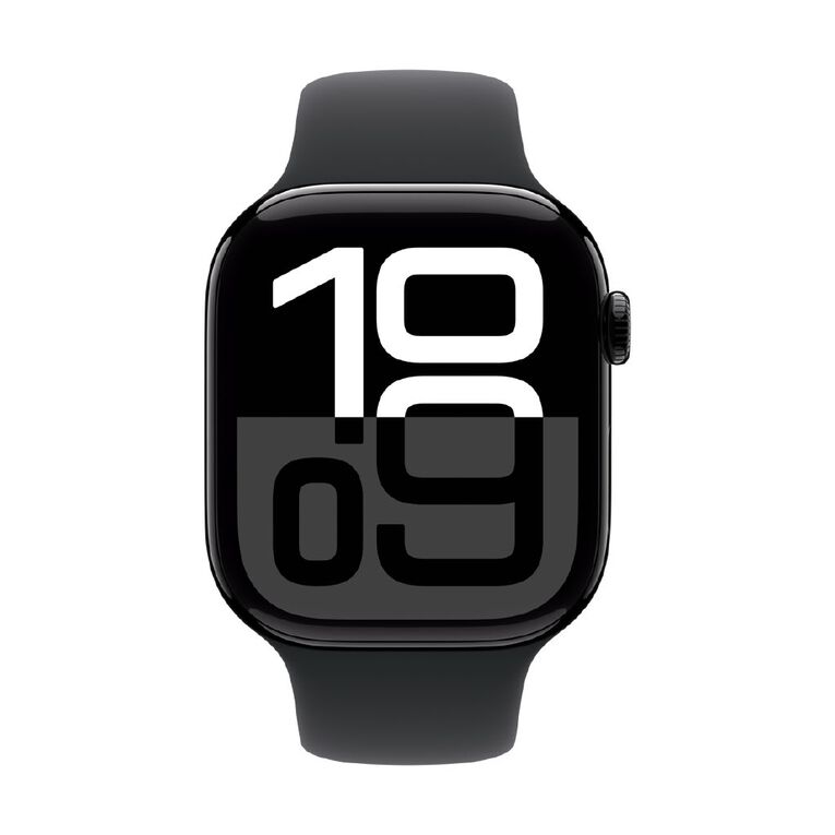 Apple 46mm Black Sport Band - S/M, , hi-res