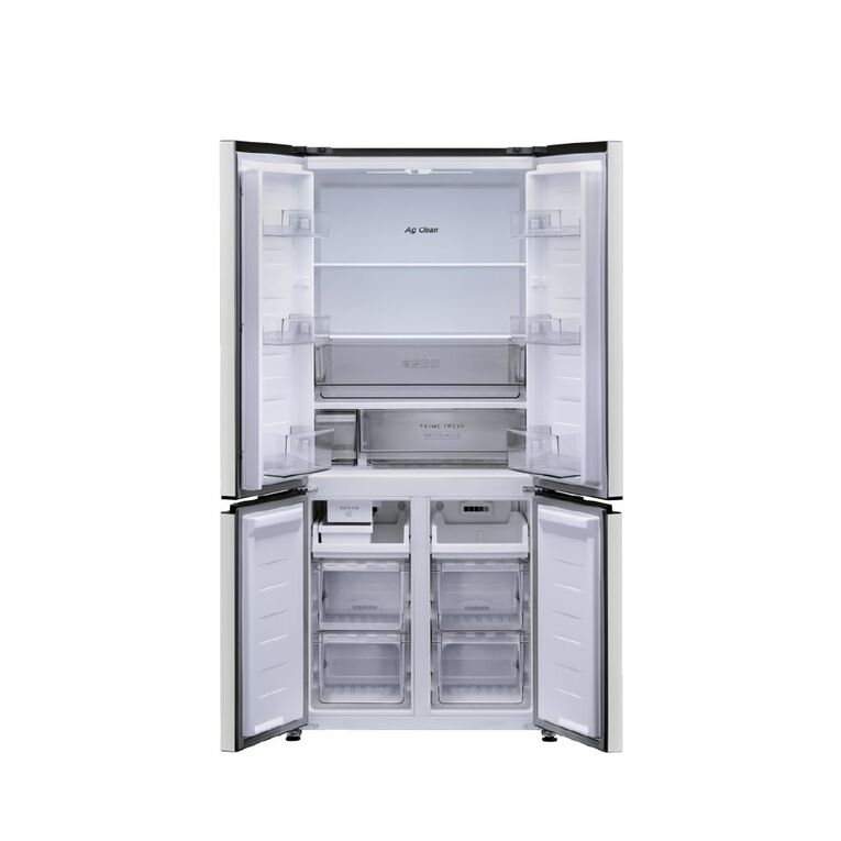 Panasonic 482L Flush Fit Quad Door Fridge Freezer - White, , hi-res