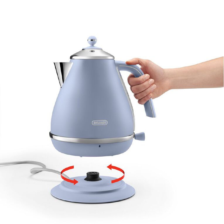 Delonghi Icona Capitals 1.7L Kettle Dubai Blue (KBOC2001LA), , hi-res