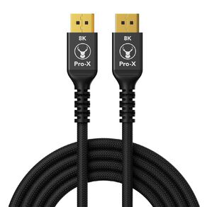 Bonelk Pro-X Long-Life DisplayPort to 8K DisplayPort Cable (2.5m) - Black