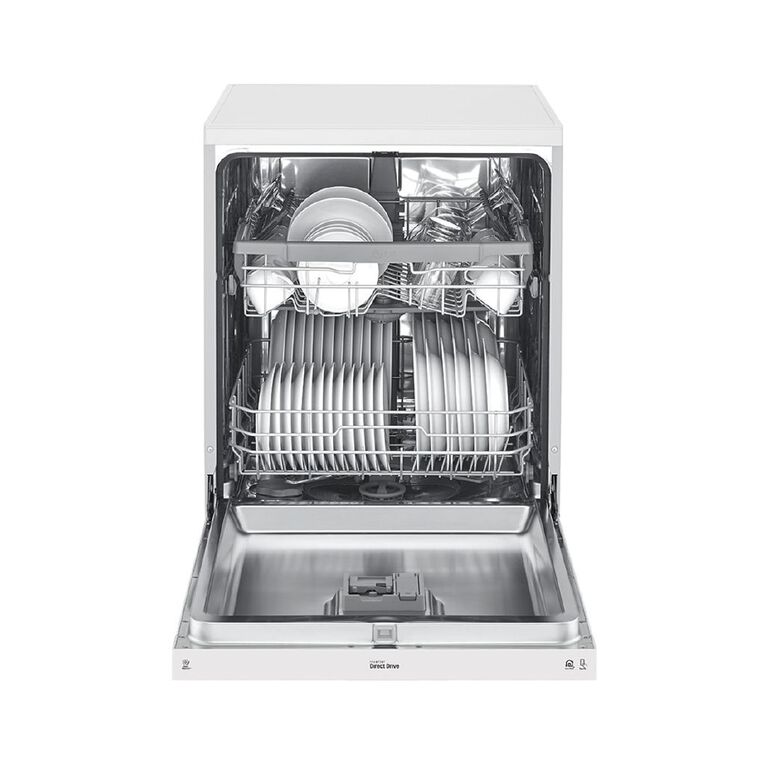 LG 60cm 14-Place Setting QuadWash Dishwasher - White, , hi-res