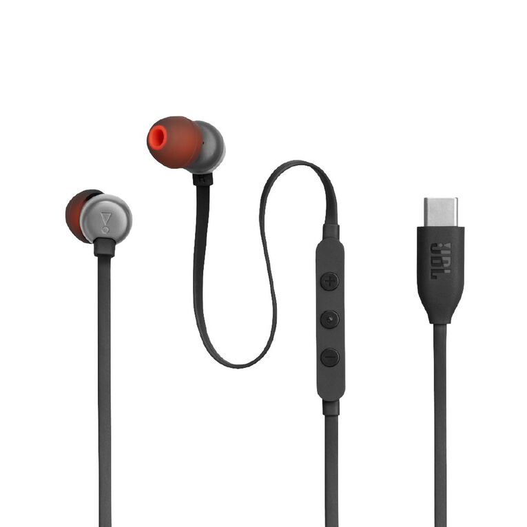 JBL Tune 310C USB-C Wired Hi-Res In-Ear Headphones - Black, , hi-res