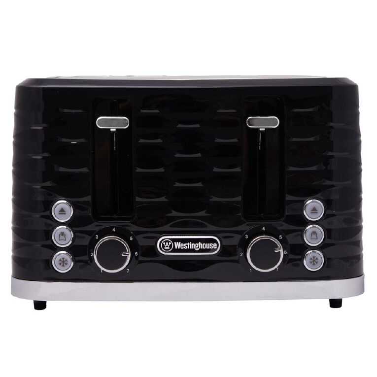 Westinghouse 1.7L Kettle and 4 Slice Toaster Pack Black, , hi-res
