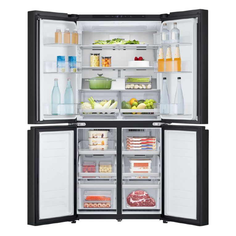 LG 530L Slim French Door Fridge Freezer - Matte Black Finish, , hi-res