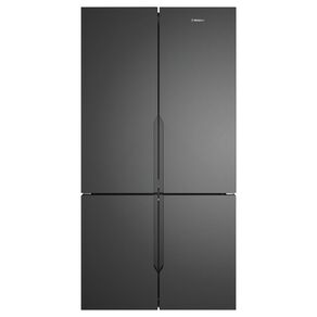 Westinghouse 564L Quad Door Fridge, Matte Charcoal Black