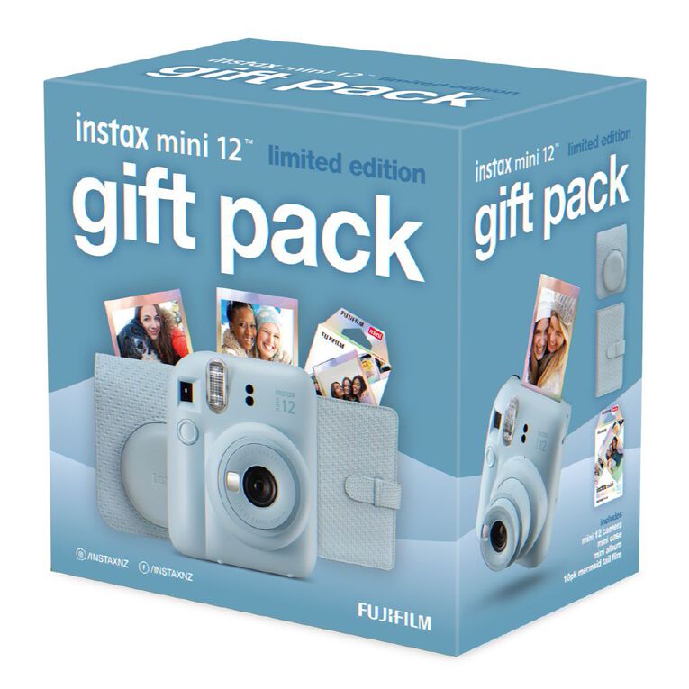 Fujifilm Instax Mini 12 Gift Pack Blue 2025 Limited Edition, , hi-res