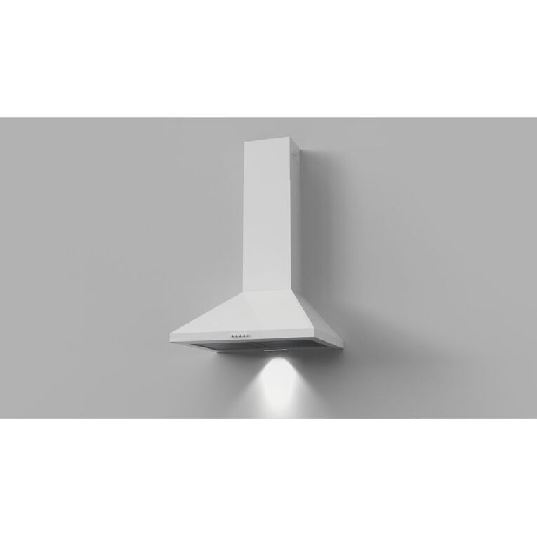 Haier 60cm 300 Series Pyramid Chimney Wall Rangehood - White, , hi-res