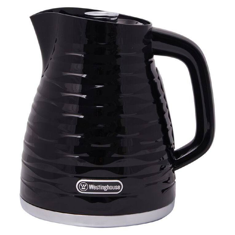 Westinghouse 1.7L Kettle and 4 Slice Toaster Pack Black, , hi-res
