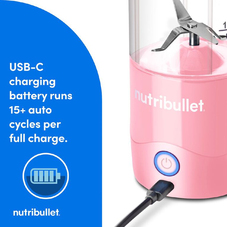 Nutribullet Portable Blender - Petal Pink, , hi-res