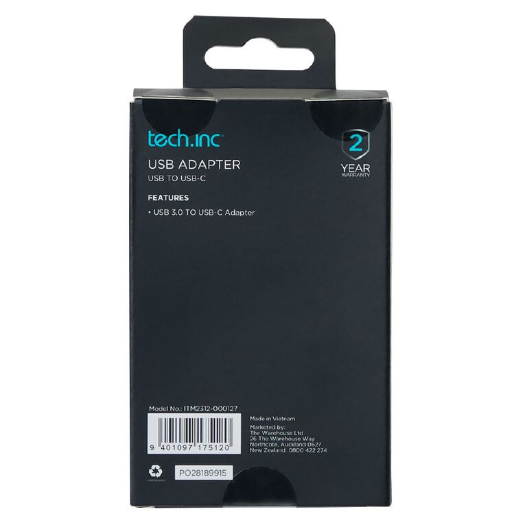 Tech.Inc USB to USB-C Adaptor, , hi-res