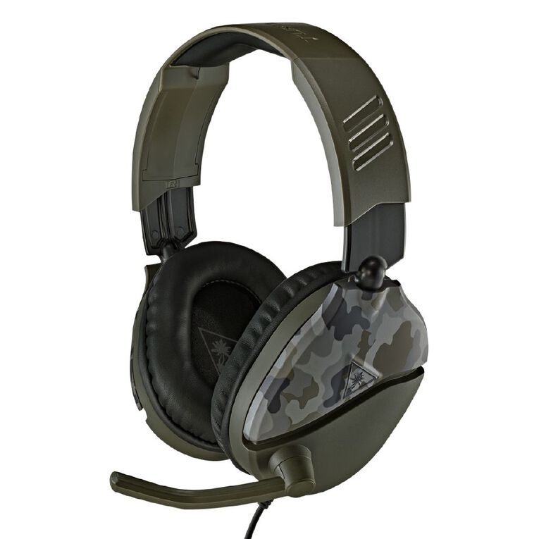 Turtle Beach Recon 70 Multiplatform Gaming Headset - Green Camo, , hi-res