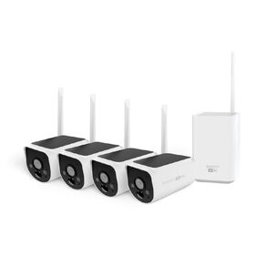 Swann MaxRanger4K Solar Wireless Security System (Base Station / 64GB / 4x MaxRanger4K v2 IP Cameras)