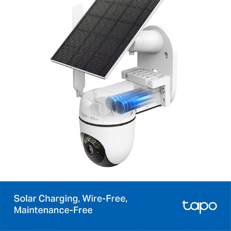 TP-Link Tapo C615G Kit Solar Powered Pan/Tilt 4G LTE Security Camera Kit, , hi-res