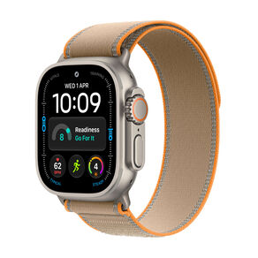 Apple Watch Ultra 4 Cellular 49mm Natural Titanium Case with Sand Trail Loop M/L