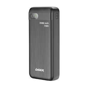 Laser 20K Powerbank with LED Battery Display - Black